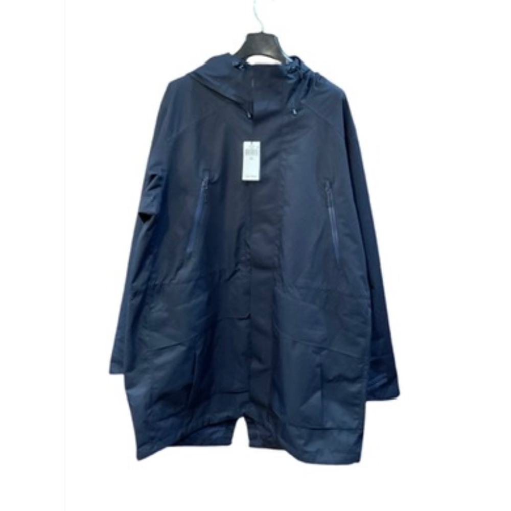 Polo Ralph Lauren Mens Navy Blue Waterproof Hooded Rain Parka Jacket XXL New